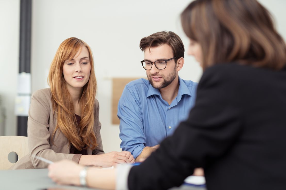 Young Couple Seeking Financial Advice